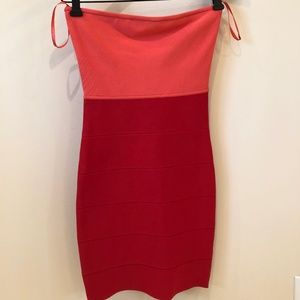 BCBG Color-Blocked Bodycon Dress Size XS